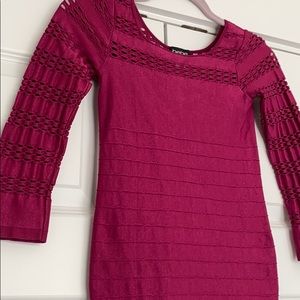 Bebe Magenta Bodycon Dresser